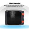 High-Performance 3-Layer Water Cooling Radiator, 120mm Copper Heat Sink with 12-Tube Design, G1/4 Thread for Efficient CPU Cooling and Stability view 3