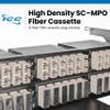 ICC SC MPO Fiber Optic Cassette, 12 Fiber OM2 Multimode, Beige SC Duplex Adapters, Staggered Push Pin Design Fiber Enclosures and Patch Panels view 2