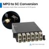 ICC SC MPO Fiber Optic Cassette, 12 Fiber OM2 Multimode, Beige SC Duplex Adapters, Staggered Push Pin Design Fiber Enclosures and Patch Panels view 4