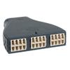 ICC LC MPO Fiber Optic Cassette, OM1 Multimode 62.5/125, 24 Fiber, Plug and Play Module with Beige LC Adapters, MPO to LC Conversion Fiber Patch Panels view 1