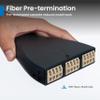 ICC LC MPO Fiber Optic Cassette, OM1 Multimode 62.5/125, 24 Fiber, Plug and Play Module with Beige LC Adapters, MPO to LC Conversion Fiber Patch Panels view 3