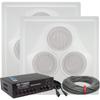 Pure Resonance Audio Commercial Sound System Bundle w VCA8 Vector Drop Tile Ceiling Speakers, MA120BT 120 Watt Bluetooth Mixer Amplifier and Speaker Wire (2 Speakers) view 1