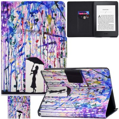 Artyond Case for Kindle Paperwhite, Slim Lightweight PU Leather Card Slots with Auto Sleep/Wake Case for Amazon Kindle Paperwhite 123 (Fits All 2012, 2013, 2015 and 2016 Versions), Pigment Girl