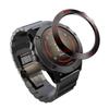 DKEnjoy Stainless Steel Bezel Ring Adhesive Cover Anti Scratch Dial Protector Compatible for Garmin Fenix 5X/Fenix 5X Plus Smartwatch (B-Red) view 1