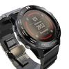 DKEnjoy Stainless Steel Bezel Ring Adhesive Cover Anti Scratch Dial Protector Compatible for Garmin Fenix 5X/Fenix 5X Plus Smartwatch (B-Black) view 3