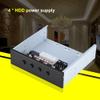 ASHATA PH004 HDD Power Switch, 4 Hard Disk Control System, Hard Drive Selector SATA Switcher Hard Disk Power Switch for Desktop PC Computer view 3