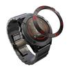 DKEnjoy Stainless Steel Bezel Ring Adhesive Cover Anti Scratch Dial Protector Compatible for Garmin Fenix 5X/Fenix 5X Plus Smartwatch (A-Red) view 1