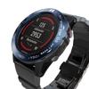 DKEnjoy Stainless Steel Bezel Ring Adhesive Cover Anti Scratch Dial Protector Compatible for Garmin Fenix 5X/Fenix 5X Plus Smartwatch (B-Blue) view 2