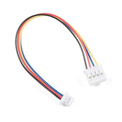 SparkFun Qwiic to Grove Adapter Cable (100mm) - Grove Adapter - I2C, Qwiic - 100mm Length - 4-pin JST Connector - Assembled and Tested
