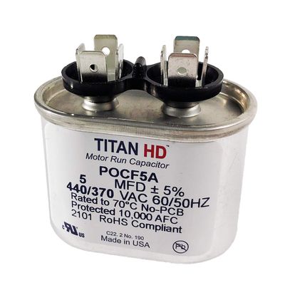 Packard Titan Hd Motor Run Capacitor Oval Pocf5a