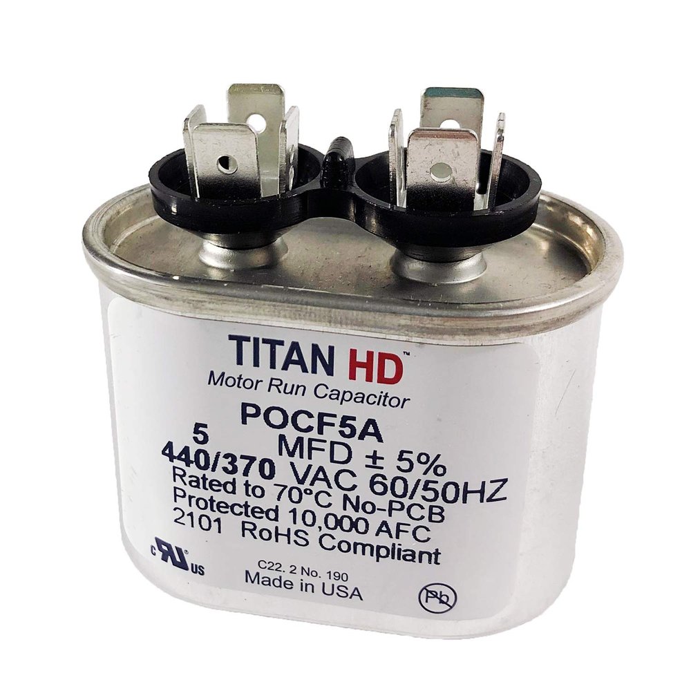 Packard Titan Hd Motor Run Capacitor Oval Pocf5a