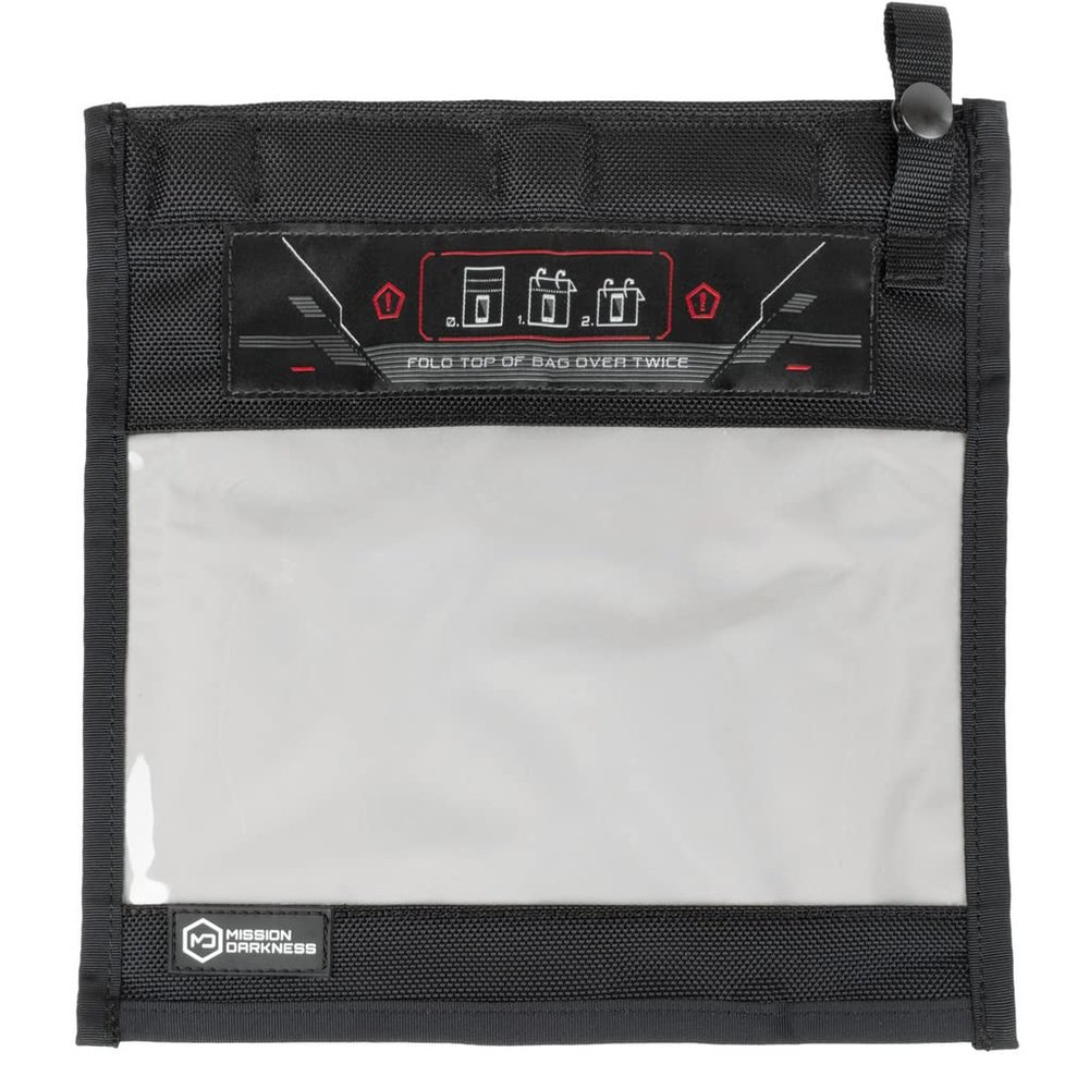 Mission Darkness NeoLok Window Faraday Bag for Phones (+ Secure Magnetic Closure & Transparent Window) // Device Shielding for Law Enforcement & Military, Data Security, Anti-Hacking & Anti-Tracking