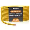 InstallGear 14 Gauge OFC Primary Remote Wire, 100-feet - Yellow - Speaker Cable for Car Speakers Stereos, Home Theater Speakers, Surround Sound, Radio, Automotive Wire, Outdoor - Speaker Wire 14 Gauge view 1