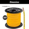 InstallGear 14 Gauge OFC Primary Remote Wire, 100-feet - Yellow - Speaker Cable for Car Speakers Stereos, Home Theater Speakers, Surround Sound, Radio, Automotive Wire, Outdoor - Speaker Wire 14 Gauge view 3