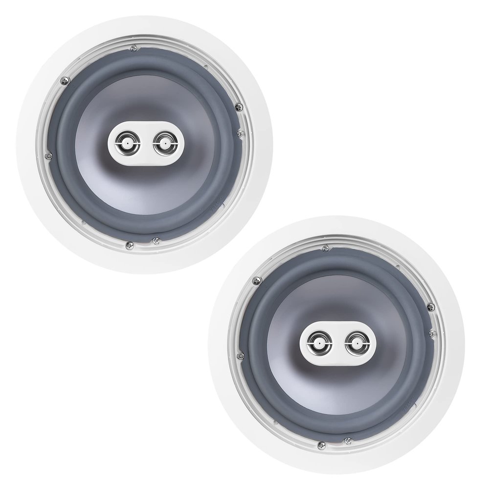 OSD Audio ICE600TTWRS 6.5" Dual Tweeter Stereo Ceiling Speaker Weather Proof - 2 Pack