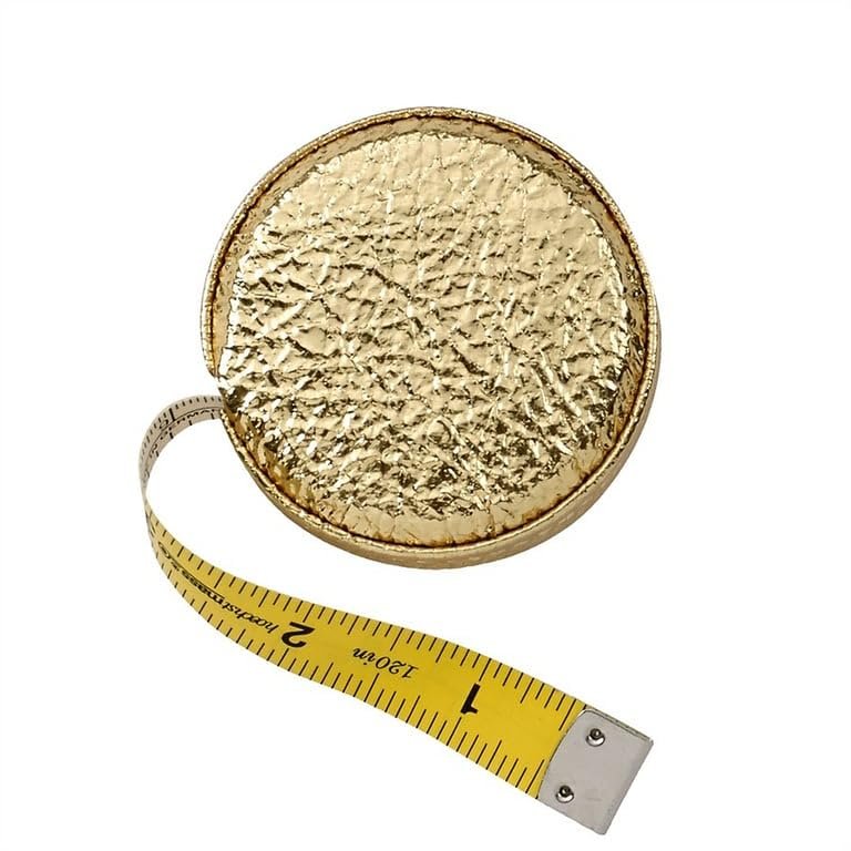 Tape Measure Gold Vachetta Leather by Graphic Image -