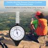 Alomejor Map Distance Measuring Tool, Aluminium Alloy and ABS, Portable, Lightweight, Rainproof, for Outdoor Activities, Camping, Hiking, 9.5 x 4.5 x 1.3cm view 3