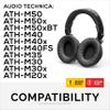 ProStock Hybrid - Custom Upgraded ATH M50X Replacement Ear Pads, Improved Comfort, No Change in Sound, Crafted Earpads Desgined for ATH M50X, M50BTX, M40X Headphones view 3