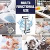 New Version Handheld Bidet Sprayer for Toilet, Premium Stainless Steel Bathroom Bidet Sprayer Set, Baby Cloth Diaper Sprayer with Superior Complete Spray Hoses Kit, Support Wall or Toilet Mount view 2