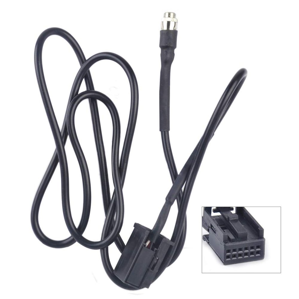 Mathenia Car Parts, Car AUX-in Input Audio CD Interface Adapter Cable for Ford Fiesta 1998-2015 Focus 2000-2015 Mondeo 2001-2006 2007