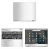 Decalrus - Protective Decal for Lenovo Chromebook C340-15 (15.6" Screen) Laptop Silver Texture Brushed Aluminum Skin case Cover wrap BAlenovoChrmbk15_C340Silver view 1