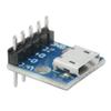 WMYCONGCONG 20 PCS Micro USB Power Adapter 5-Pin Board 2.54mm 5V Breakout Module with Male Pin Header view 3