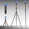Camera Tripod, 76Professional Horizontal Aluminum Alloy Tripod for DSLR with 360 Degree Ball Head Quick Release Plate, Bubble Fluid Level,Handle and Bag Travel for Canon Sony DSLR Cameras view 2