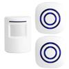 Actpe Motion Sensor Door Chime for Business, Outdoor Doorbell Kit Wireless Driveway Alert: Infrared Motion Sensor Chime with 2 Plug-in Receiver & 1 PIR Sensor Detector Alert view 1