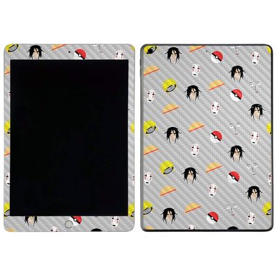 MightySkins Carbon Fiber Skin For Apple iPad 7th Gen. (10.2" 2019) - Why So Serious | Protective, Durable Textured Carbon Fiber Finish | Easy To Apply, Remove, and Change Styles | Made in the USA, Model: CF-APIP1019-Why So Serious