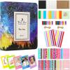 BigTrend 2x3 Inch Photo Paper Film Album Set for Fujifilm Instax Mini Camera, Polaroid Snap, Z2300, SocialMatic Instant Cameras & Zip Instant Printer (Galaxy-2, 64 Pockets) view 1