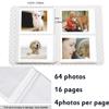 BigTrend 2x3 Inch Photo Paper Film Album Set for Fujifilm Instax Mini Camera, Polaroid Snap, Z2300, SocialMatic Instant Cameras & Zip Instant Printer (Galaxy-2, 64 Pockets) view 4