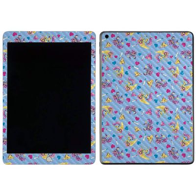 MightySkins Carbon Fiber Skin For Apple iPad 7th Gen. (10.2" 2019) - African Queens | Protective, Durable Textured Carbon Fiber Finish | Easy To Apply, Remove, and Change Styles | Made in the USA (CF-APIP1019-African Queens)