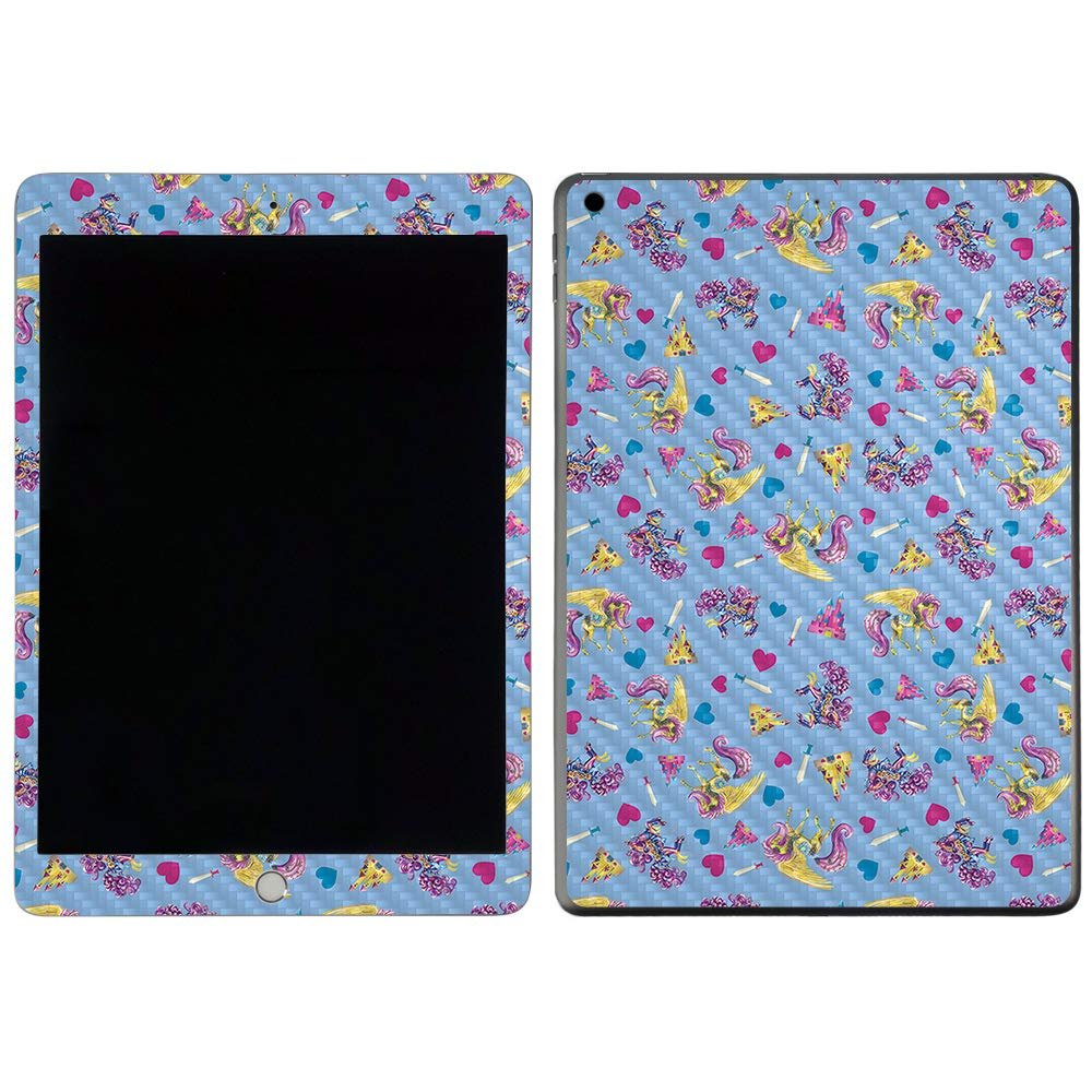 MightySkins Carbon Fiber Skin For Apple iPad 7th Gen. (10.2" 2019) - African Queens | Protective, Durable Textured Carbon Fiber Finish | Easy To Apply, Remove, and Change Styles | Made in the USA (CF-APIP1019-African Queens)