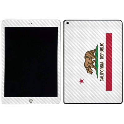MightySkins Carbon Fiber Skin For Apple iPad 7th Gen. (10.2" 2019) - Dont Tread | Protective, Durable Textured Carbon Fiber Finish | Easy To Apply, Remove, and Change Styles | Made in the USA, Model: CF-APIP1019-Dont Tread
