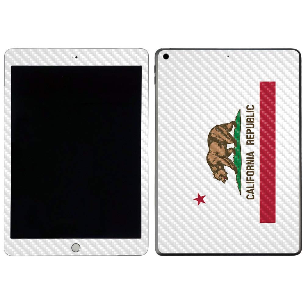 MightySkins Carbon Fiber Skin For Apple iPad 7th Gen. (10.2" 2019) - Dont Tread | Protective, Durable Textured Carbon Fiber Finish | Easy To Apply, Remove, and Change Styles | Made in the USA, Model: CF-APIP1019-Dont Tread