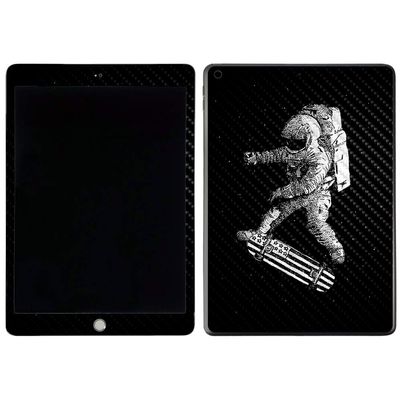 MightySkins Carbon Fiber Skin for Apple iPad 7th Gen. (10.2" 2019) - Space Kickflip | Protective, Durable Textured Carbon Fiber Finish | Easy to Apply, Remove, and Change Styles | Made in The USA