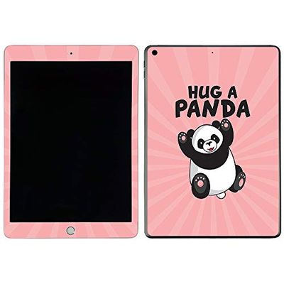 MightySkins Skin for Apple iPad 7th Gen. (10.2" 2019) - Hug A Panda | Protective, Durable, and Unique Vinyl Decal wrap cover | Easy To Apply, Remove, and Change Styles | Made in the USA (APIP1019-Hug A Panda)