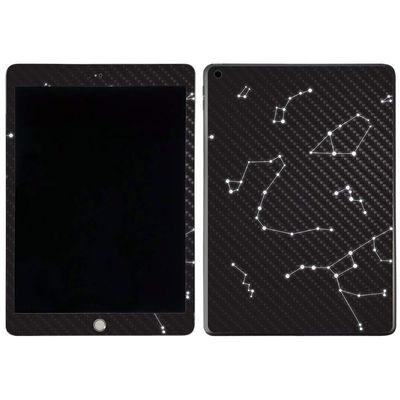 MightySkins Carbon Fiber Skin for Apple iPad 7th Gen. (10.2" 2019) - Constellations | Protective, Durable Textured Carbon Fiber Finish | Easy to Apply, Remove, and Change Styles | Made in The USA