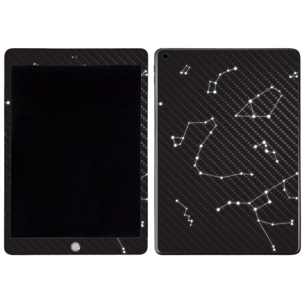 MightySkins Carbon Fiber Skin for Apple iPad 7th Gen. (10.2" 2019) - Constellations | Protective, Durable Textured Carbon Fiber Finish | Easy to Apply, Remove, and Change Styles | Made in The USA
