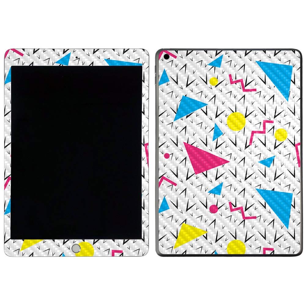 MightySkins Carbon Fiber Skin For Apple iPad 7th Gen. (10.2" 2019) - Black Hills | Protective, Durable Textured Carbon Fiber Finish | Easy To Apply, Remove, and Change Styles | Made in the USA (CF-APIP1019-Black Hills)