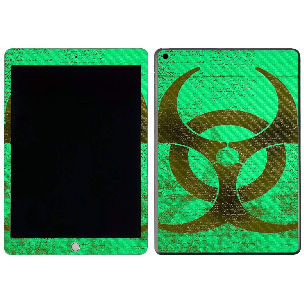 MightySkins Carbon Fiber Skin For Apple iPad 7th Gen. (10.2" 2019) - Black Argyle | Protective, Durable Textured Carbon Fiber Finish | Easy To Apply, Remove, and Change Styles | Made in the USA, Model Number: CF-APIP1019-Black Argyle