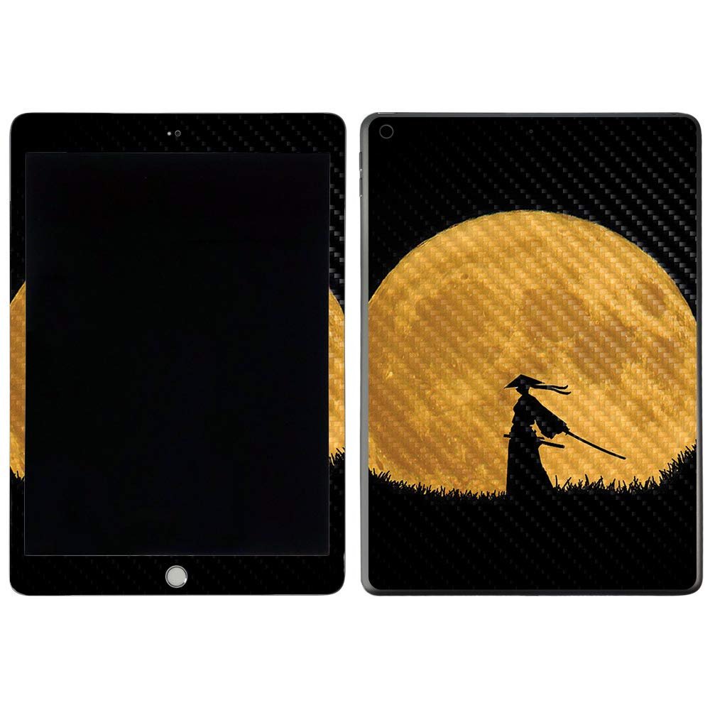 MightySkins Carbon Fiber Skin for Apple iPad 7th Gen. (10.2" 2019) - Samurai | Protective, Durable Textured Carbon Fiber Finish | Easy to Apply, Remove, and Change Styles | Made in The USA