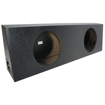 American Sound Connection Universal Regular Standard Truck Cab Dual 12" Sub Box Enclosure - Rhino Coated