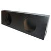 American Sound Connection Universal Regular Standard Truck Cab Dual 12" Sub Box Enclosure - Rhino Coated view 3