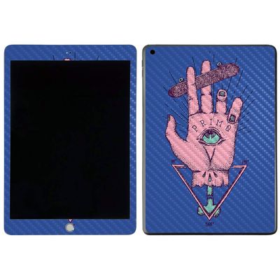 MightySkins Carbon Fiber Skin for Apple iPad 7th Gen. (10.2" 2019) - God of Skate | Protective, Durable Textured Carbon Fiber Finish | Easy to Apply, Remove, and Change Styles | Made in The USA