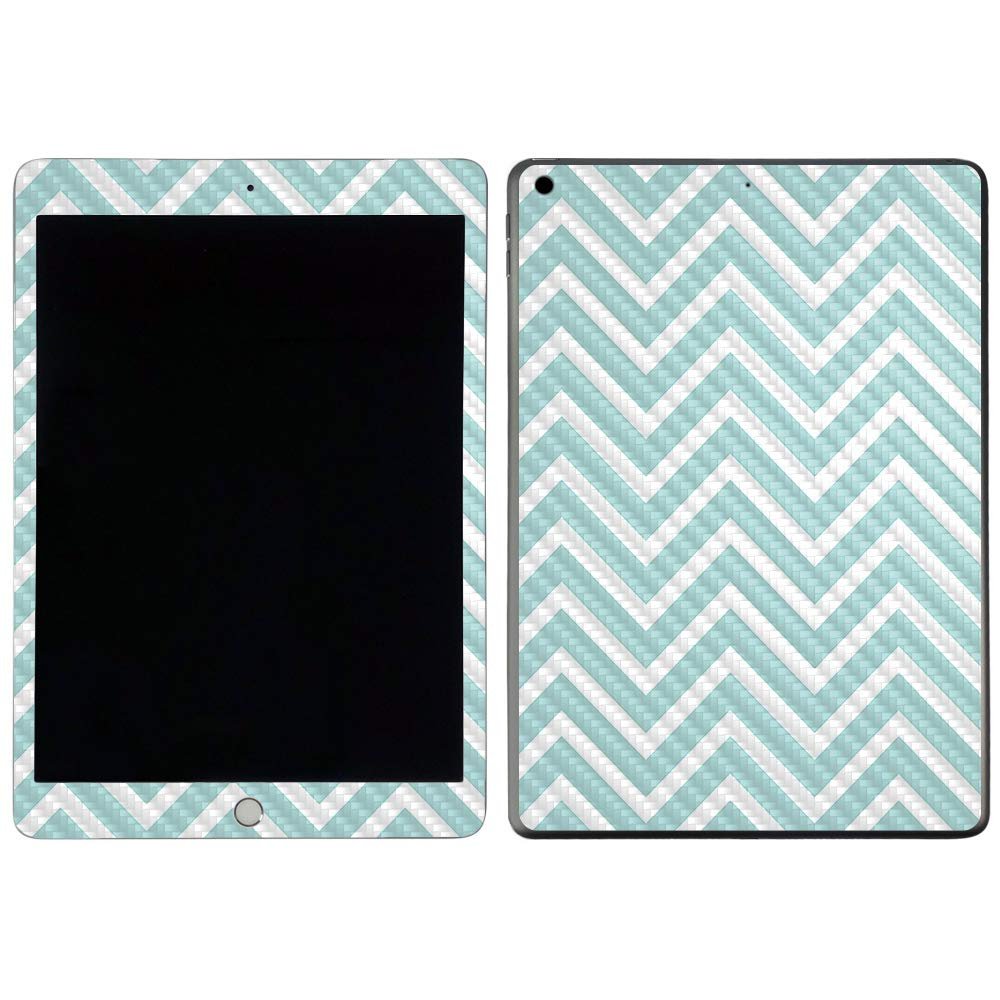 MightySkins Carbon Fiber Skin For Apple iPad 7th Gen. (10.2" 2019) - Paw Prints | Protective, Durable Textured Carbon Fiber Finish | Easy To Apply, Remove, and Change Styles | Made in the USA, Model Number: CF-APIP1019-Paw Prints