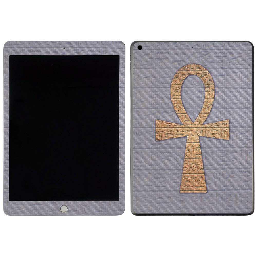 MightySkins Carbon Fiber Skin For Apple iPad 7th Gen. (10.2" 2019) - Aries | Protective, Durable Textured Carbon Fiber Finish | Easy To Apply, Remove, and Change Styles | Made in the USA, CF-APIP1019-Aries