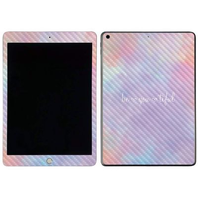 MightySkins Carbon Fiber Skin For Apple iPad 7th Gen. (10.2" 2019) - God Is Greater | Protective, Durable Textured Carbon Fiber Finish | Easy To Apply, Remove, and Change Styles | Made in the USA, CF-APIP1019-God Is Greater