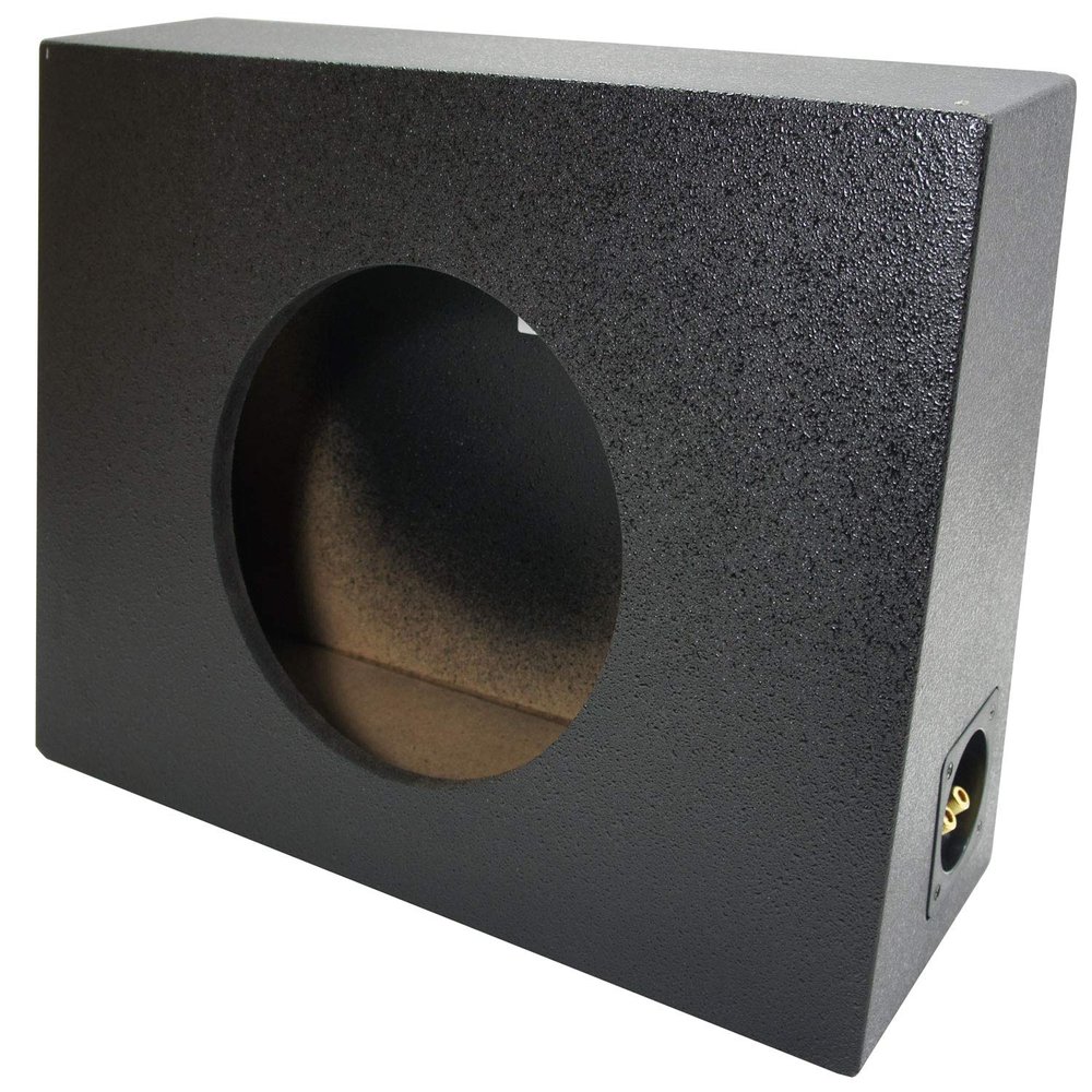 American Sound Connection Universal Regular Standard Truck Cab Single 12" Sub Box Enclosure - Rhino Coated