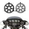 HDBUBALUS Motorbike Speaker Grill Masks Front Brust Trim Grill Cover Fit for Harley Touring Electra Glide Ultra Classic Street Glide FLHX CVO Black view 1